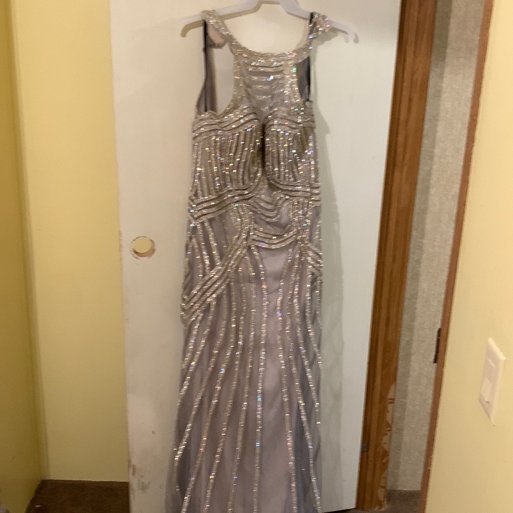 Beautiful beaded prom dress